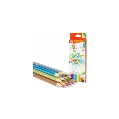 Deli ColoRun pastelky metalické 12ks EC127 12