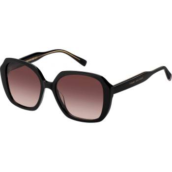 Tommy Hilfiger Слънчеви очила Tommy Hilfiger Women's Square Round Sunglasses - Black
