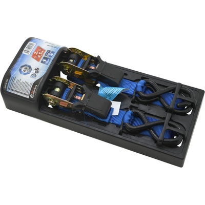 Compass Popruh s račňou a hákmi 2ks 250daN 25mm x 4,50m TÜV