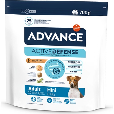 Advance Mini Adult kuracie mäso s ryžou 0,7 kg