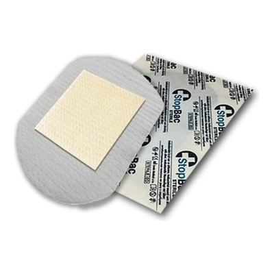 STOPBAC Náplast pooperační antibakteriální SBS Normal 10 x 10 cm