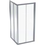 Geberit GEO - Душ кабина 90x90 см, сребристо/прозрачно стъкло 560.122. 00.2 (560.122.00.2)
