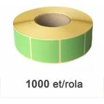 ZINTA Ролка термоетикет zinta 50х60мм, туба 76мм, 1000 ет. /ролка (50x60x1000-th-76-green)