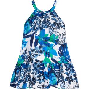 Guess Свободна цветна рокля в синьо Guess