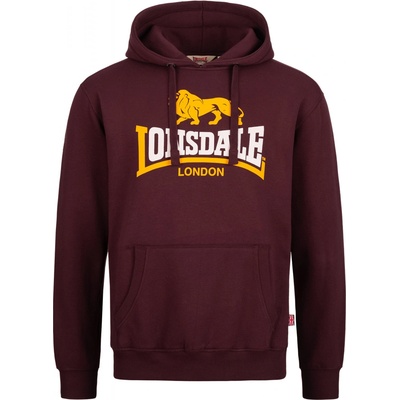 Lonsdale mikina tmavočervená