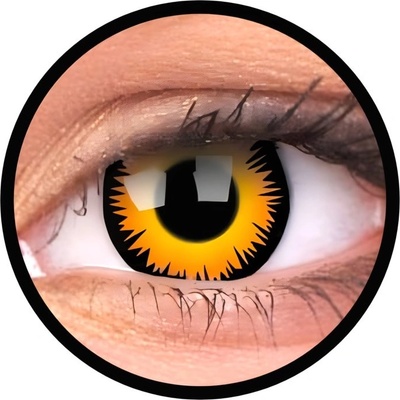 MaxVue ColorVue Crazy šošovky Orange Werewolf jednodenné nedioptrické 2 ks