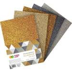 Happy Color A4 5 Colors Glitter Glamour Foam Sheets
