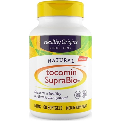 Healthy Origins Tocomin SupraBio Vitamin E komplex 50 mg 60 softgel kapslí