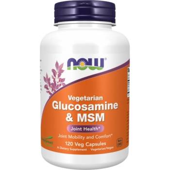 Image 1 of NOW Glucosamine & MSM [120 капсули]