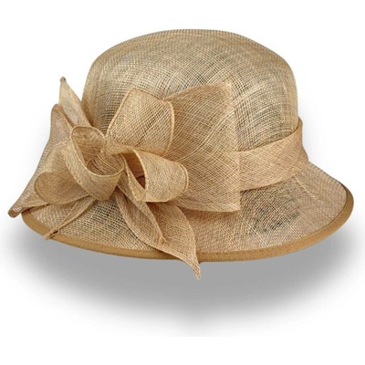 Krumlovanka dámský slavnostní klobouk Cloche C-173 béžový