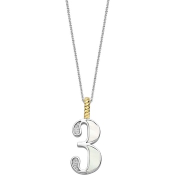 Ti Sento Сребърно колие с цифрата 3 Ti Sento 6841MW_3 (6841MW_3)