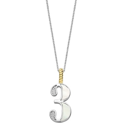Ti Sento Сребърно колие с цифрата 3 Ti Sento 6841MW_3 (6841MW_3)