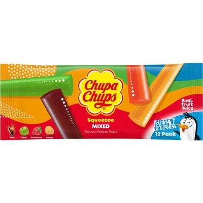 Chupa Chups Squeezee Freeze Pops vodové zmrzliny 540ml – Zboží Dáma