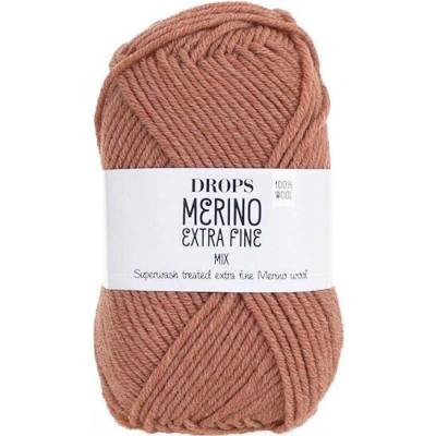 Příze DROPS Merino Extra Fine uni color 45 - rumělka (šarže 45047)