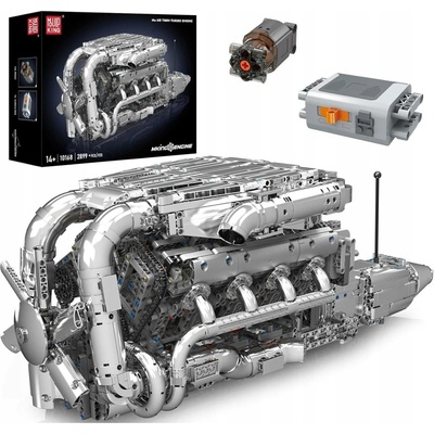 Mould King 10168 Automobilový motor Mercedes AMG V8 Twin-turbo