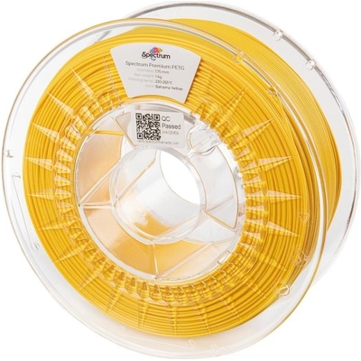 Spectrum 3D Premium PET-G, 1,75mm, 1kg, 80060, bahama yellow