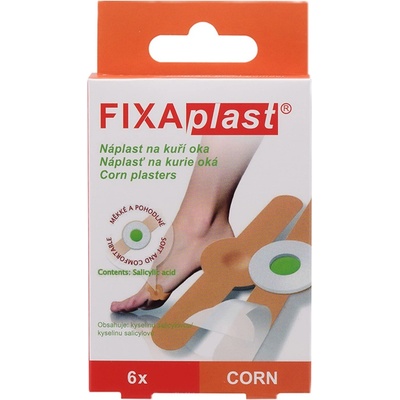 Fixaplast CORN náplasť na kurie oká 1 x 6 ks