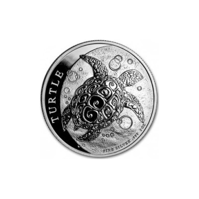 New Zealand Mint strieborná mince Turtle 2019 1 oz