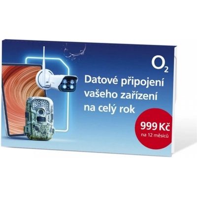 Předplacená datová SIM karta O2 na rok, tarif Předplacený mobilní internet s 50 GB – Zboží Mobilmania