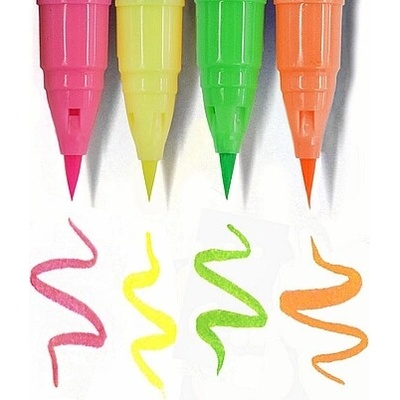 Clean Color Real Brush 003 pink fluorescent Kuretake