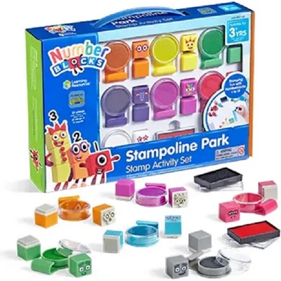 Learning Resources Творчески комплект Learning Resources - Печати Stampoline Park, 32 части (6606200037)