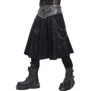Devil fashion мъжки килт DEVIL FASHION - Fallout Knight - черен - SKT261