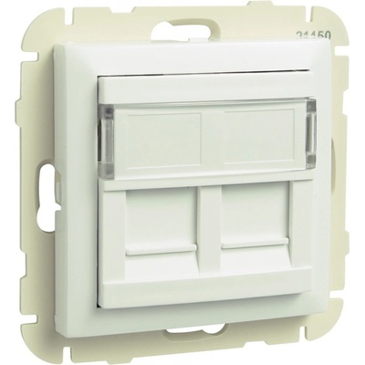 Efapel Logus kryt RJ45 x2 90442 S BR biela