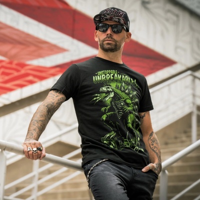 HYRAW Мъжка тениска hyraw - rockzilla - 254ts07