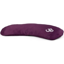 Bodhi Yoga Bodhi meditační polštář na oči OM s organickou levandulí 23 cm Baklažánová