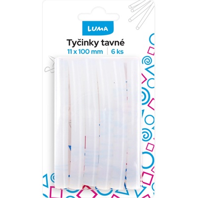 Tavné tyčinky 6 ks O11 x 100 mm