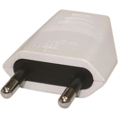EUROLAMP Щепсел eurolamp sa - 10392, 2.5А 240v, мъжки, бял (800-10023)