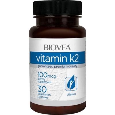 Biovea Vitamin K2, 100 mcg, 30 капсули, Biovea (4458)