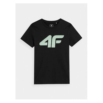 4F t shirt 4FJSS23TTSHM293 černá
