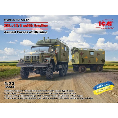 ICM ZiL 131 with trailer Armed Forces of Ukraine 1:72