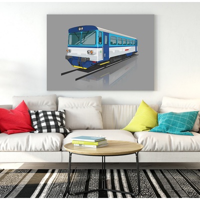 IMPAR Obraz 810 modrá (Rozměr obrazu: 120x80)