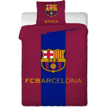 Jerry Fabrics obliečky FC Barcelona znak bavlna 140x200 70x90