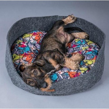 amiplay Hyge Large - Комфортно и модерно легло за кучета и котки, 61/53/21 см