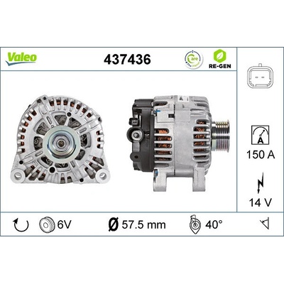 generátor VALEO 437436