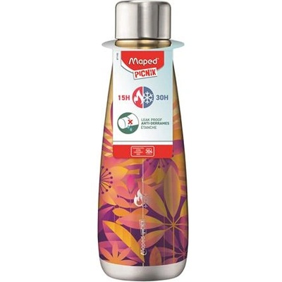 Maped Термос, двустенен, 500 ml, неръждаема стомана, MAPED PICNIK "Concept Adult", слънчоглед 871193 (871193)