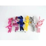 Fisher Price AST. KEYCHAIN x 12 velvet zajac, 15 cm, fol