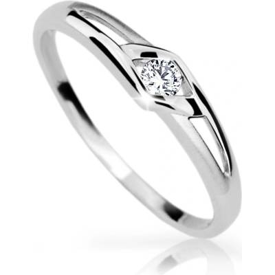 Cutie Jewellery gold dámský prsten Z6814 1633 ze zlata se zirkony Bílá