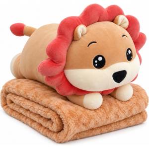 EmonaMall Плюшена играчка 50см, с одеяло 160x105см 3в1 EmonaMall - Код W5795 (W5795)