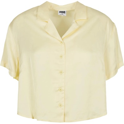 Urban Classics Дамска риза в жълт цвят Urban ClassicsUB-TB5009-03660 - Черен, размер 5XL