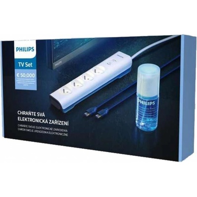 TV set surge + HDMI + cleaning spray