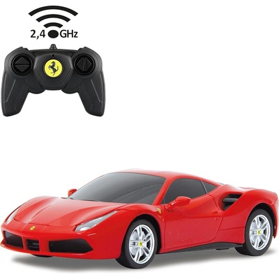 Jamara Ferrari 488 GTB RC auto 1:24 červené, 2,4 GHz – 1 kus
