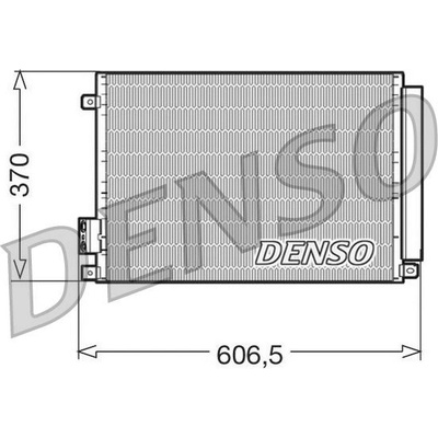 Kondenzátor, klimatizace DENSO DCN09045