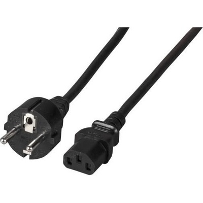 Захранващ кабел Шуко - IEC C13 - 1.8m (EST-POWER-CABLE)