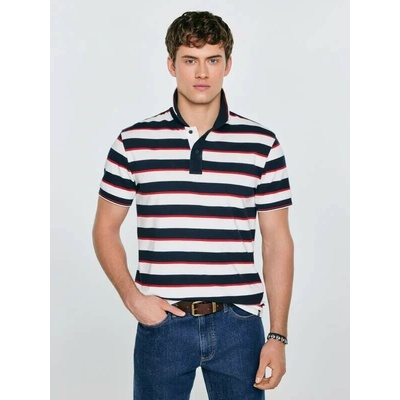 Big Star SEULIS 100 Polo Blue/White
