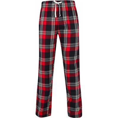 Skinnifit SFM83 Tartan pánské pyžamové kalhoty červené