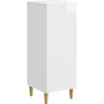 vidaXL Служебен шкаф Бял гланц 33 x 34, 5 x 90 см Инженерна дървесина (894599)